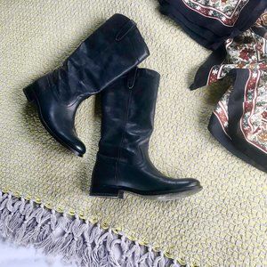 FRYE Melissa Pull On Riding Boots Black EUC | 8